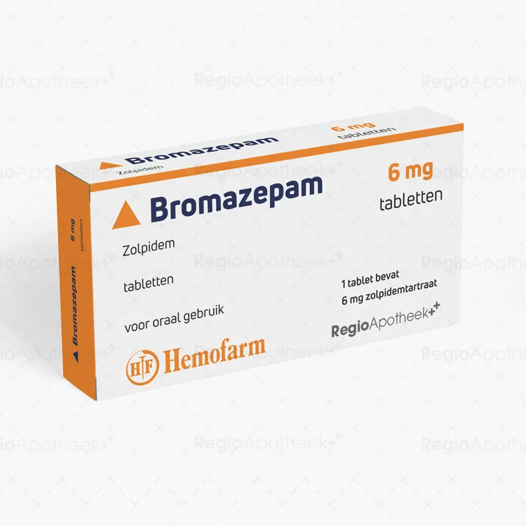 Bromazepam 6 mg (20 tabletten)